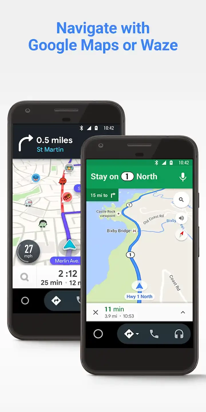 Android Auto — tangkapan layar 3